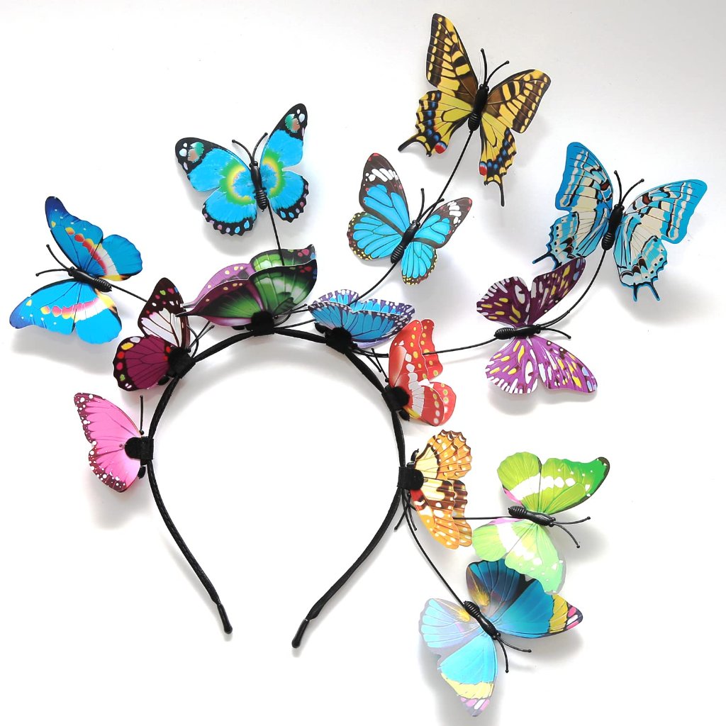 Butterfly Fascinator Hat Headband Halloween Merry Christmas Headpieces Hat